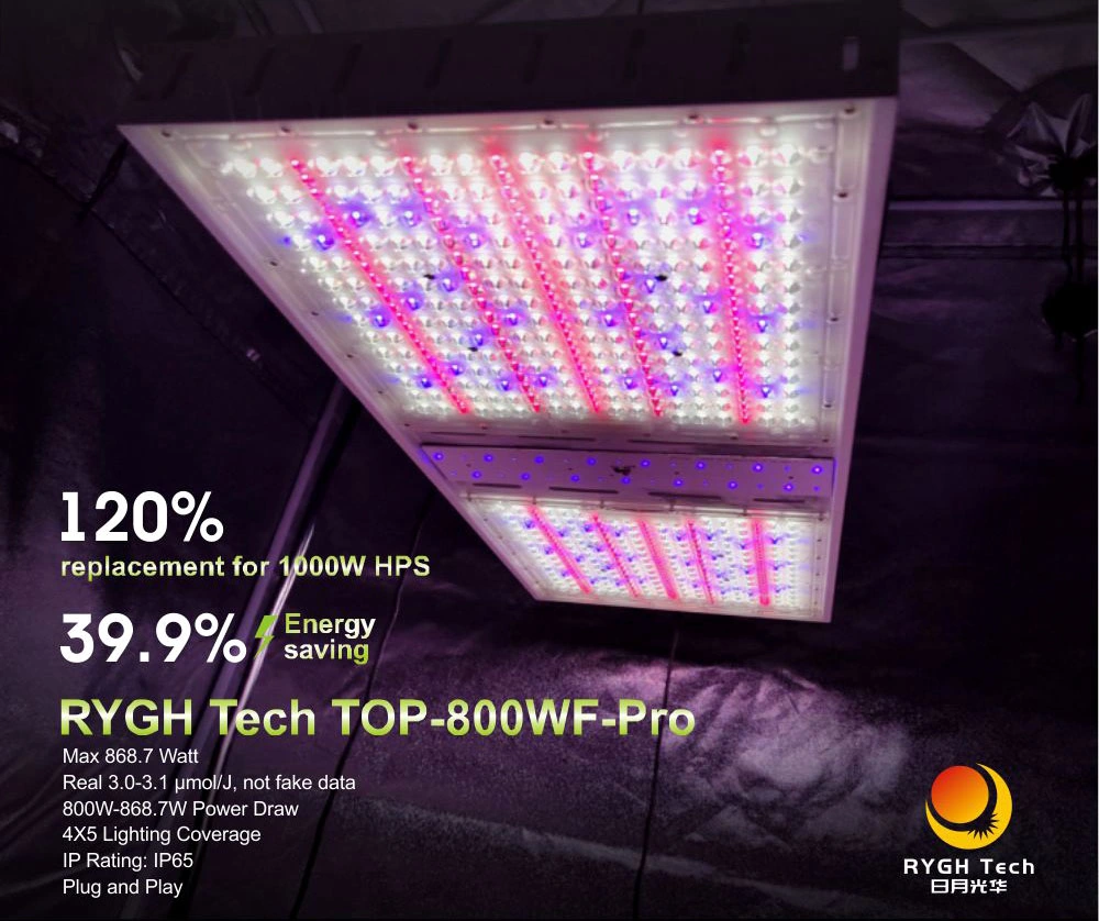 Indoor Horticulture Plant Sunlike High Power Dimmable 800W 1000W LED Grow Lighting