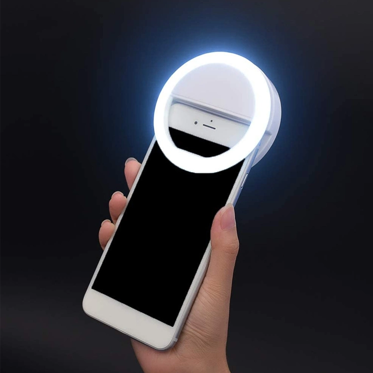 Mobile Phone Selfie Ring Light with LED Camera Photography Flash Light