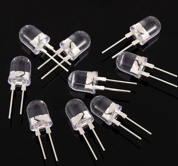 Landscape Lighting High Power LED 0.75W White 10mm Round LED